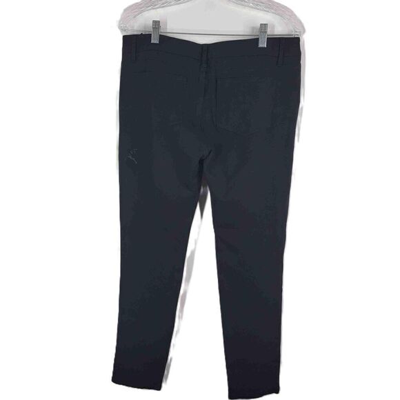 PAIGE Black Skinny Pants Button Closure Front Pockets Size 32 - Picture 4 of 9
